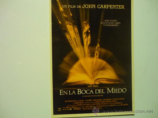 Cine: POSTAL PELICULA EN LA BOCA DEL MIEDO