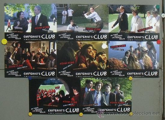 Cinema: PW15 THE EMPEROR'S CLUB KEVIN KLINE EMBETH DAVIDTZ SET COMPLETO 8 FOTOCROMOS ORIGINAL ESTRENO