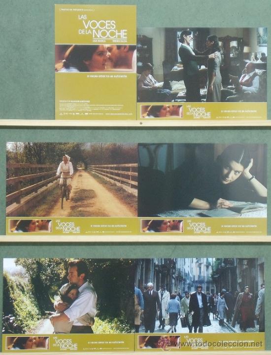 Cinema: PW86 LAS VOCES DE LA NOCHE TRISTAN ULLOA LAIA MARULL SET COMPLETO DE 6 FOTOCROMOS ORIGINAL ESTRENO