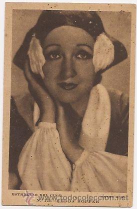 Cine: Postal antigua de Hedda Hopper