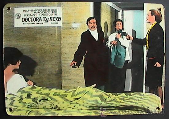 Cine: FOTOCROMO CARTON, DOCTORA EN SEXO, PILAR VELAZQUEZ, DIDI PEREGO, CONSERVACION: VER FOTO (43)