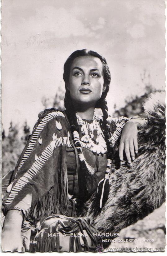 Cine: FOTOGRAFIA TAMA&Ntilde;O POSTAL.ACTRIZ MEXICANA MARIA ELENA MARQUES.