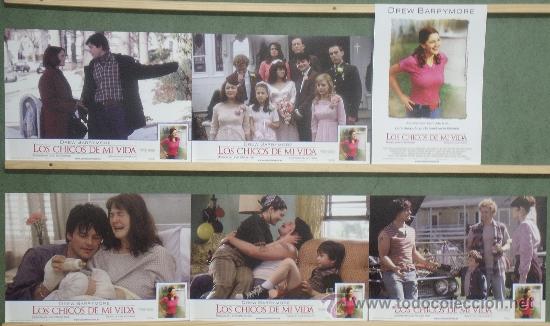 Cine: PZ72 LOS CHICOS DE MI VIDA DREW BARRYMORE SET COMPLETO 6 FOTOCROMOS ORIGINAL ESTRENO