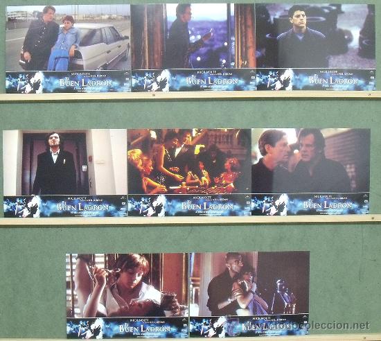 Cinema: RA03 EL BUEN LADRON NICK NOLTE COMPLETO DE 8 FOTOCROMOS ORIGINAL ESTRENO
