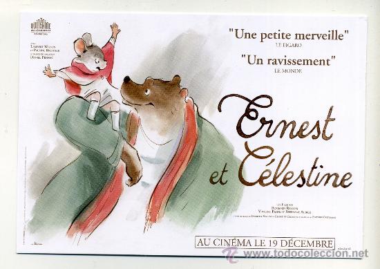 Cine: ERNEST ET CELESTINE. POSTAL.
