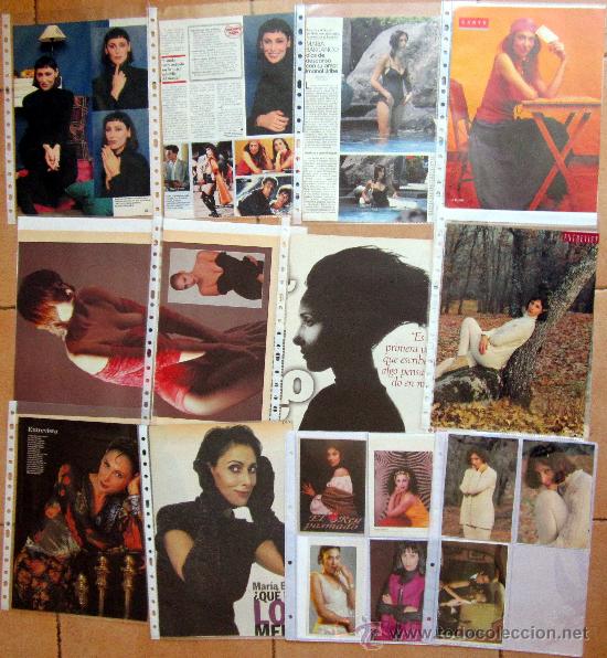 Kino: MARIA BARRANCO, 25 PAGINAS DE RECORTES DE PRENSA EN FUNDAS DE PLASTICO