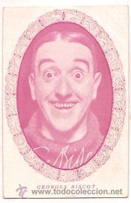 Cine: ANTIGUA TARJETA GEORGES BISCOT