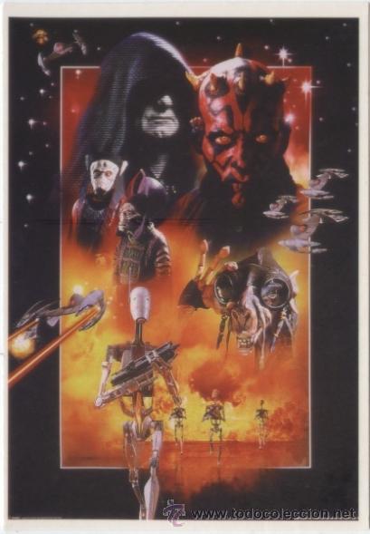 Cine: Postal La guerra de las galaxias (Star Wars): Episodio I