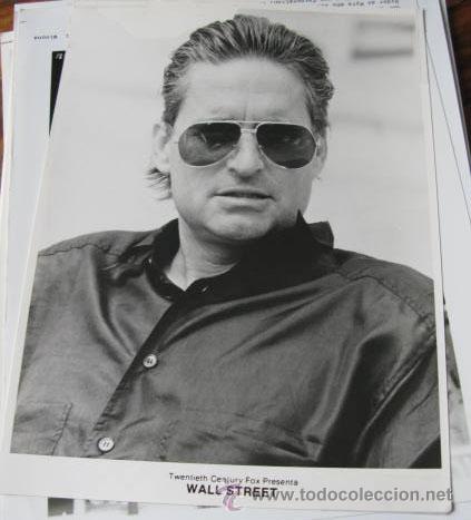 Kino: FOTOGRAFIA ORIGINAL DE LA PELICULA Wall Street Michael Douglas