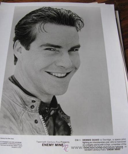 Kino: FOTOGRAFIA ORIGINAL DENNIS QUAID EN ENEMIGO MIO