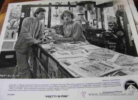Cin&eacute;ma: FOTOGRAFIA ORIGINAL DE LA CHICA DE ROSA Molly Ringwald  Andrew McCarthy