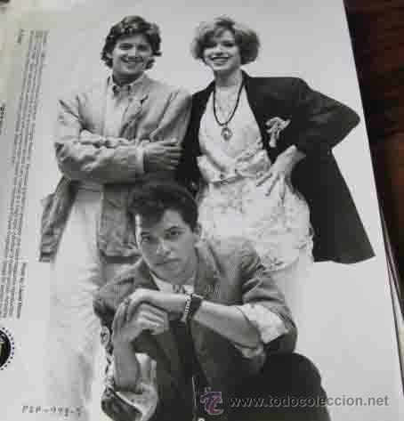 Cin&eacute;ma: Molly Ringwald Andrew McCarthy Harry Dean Stanton FOTO ORIGINAL DE LA CHICA DE ROSA