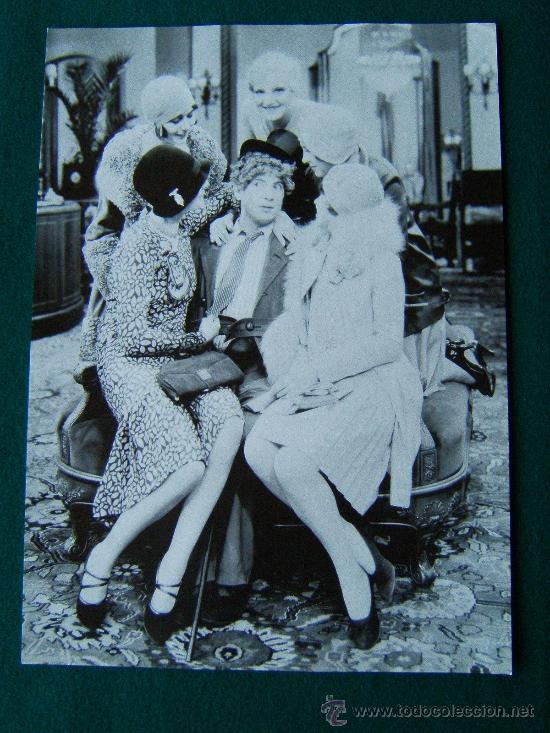 Cine: LOS CUATRO COCOS-HERMANOS MARX-HARPO-PERFECTA FOTOGRAFIA DE 37x27 CM-1980?.