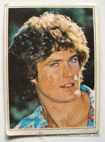 Cinema: DAVID HASSELHOFF - TELEPOP CROMO N&uacute;m. 159