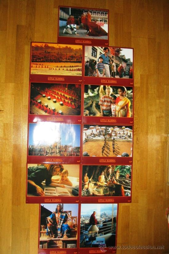 Cine: el peque&ntilde;o buda - 11 fotocromos franceses formato grande - little budha - bertolucci - keanu reeves