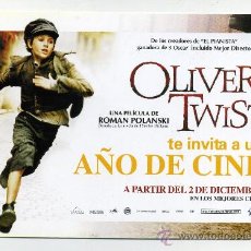 Cine: OLIVER TWIST, DE ROMAN POLANSKI.