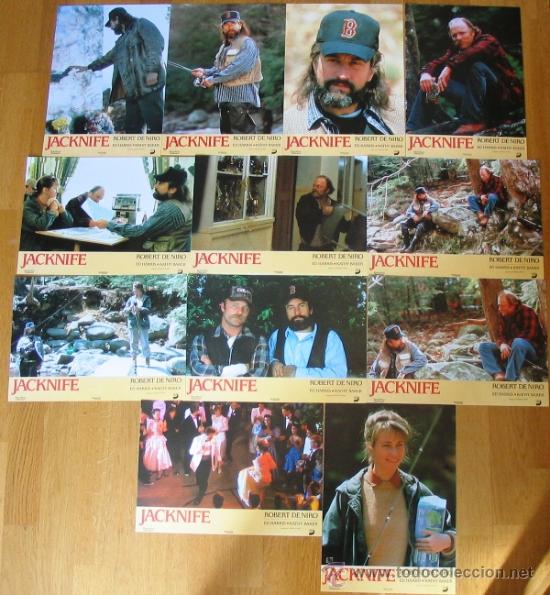 Cine: jacknife - 12 fotocromos originales - robert de niro - ed harris