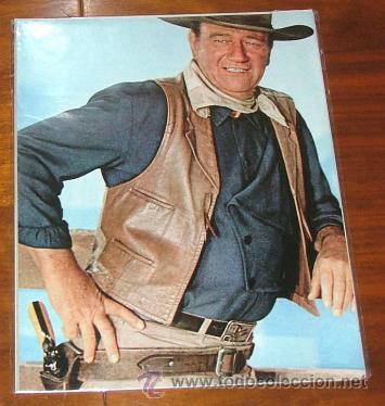 Cine: 2 Fotograf&iacute;as de JOHN WAYNE en dos westerns