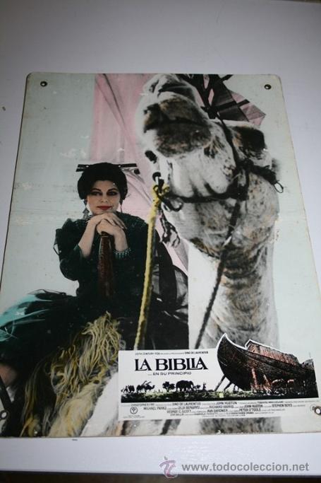 Cine: FOTOCROMO EN CARTON DURO - LA BIBLIA