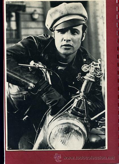 Cine: 01258  FOTOGRAFIA MARLON BRANDO  17,5x 27 cm