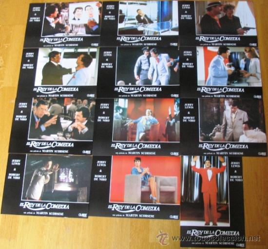 Cine: El rey de la comedia - 12 fotocromos originales -  Robert De Niro - Jerry Lewis - Martin Scorsese
