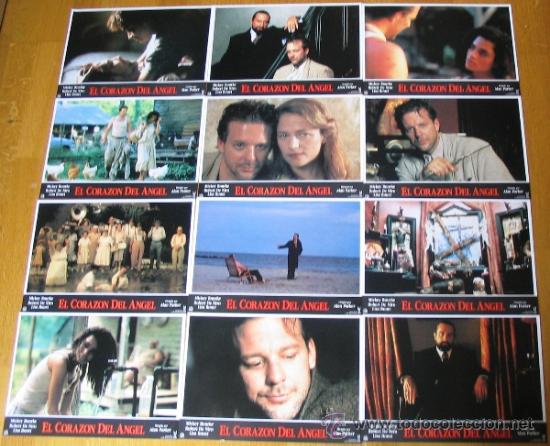 Cine: El coraz&oacute;n del &aacute;ngel - 12 fotocromos originales -  Mickey Rourke - Robert De Niro - Alan Parker