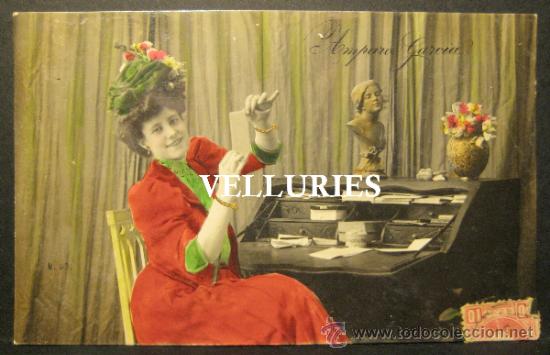 Cine: AMPARO GARCIA. actriz, tiple de zarzuela y cupletista de variedades. CIRCULADA EN 1907