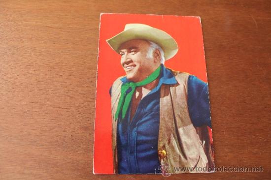 Cine: POSTAL DE LORNE GREENE, PROTAGONISTA DE BONANZA, ORIGINAL 1964