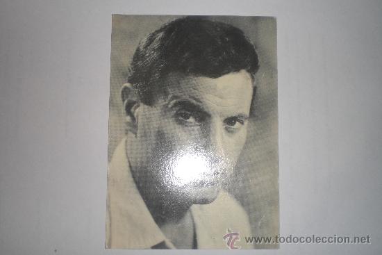 Cine: ARTURO FERNANDEZ foto-ficha obsequio de ROMANTICA