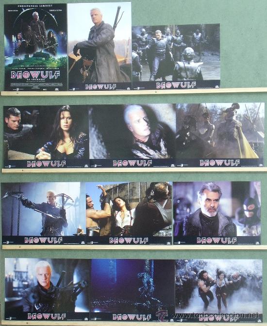 Cinema: QD67 BEOWULF LA LEYENDA CHRISTPOHER LAMBERT SET COMPLETO 12 FOTOCROMOS ORIGINAL ESTRENO