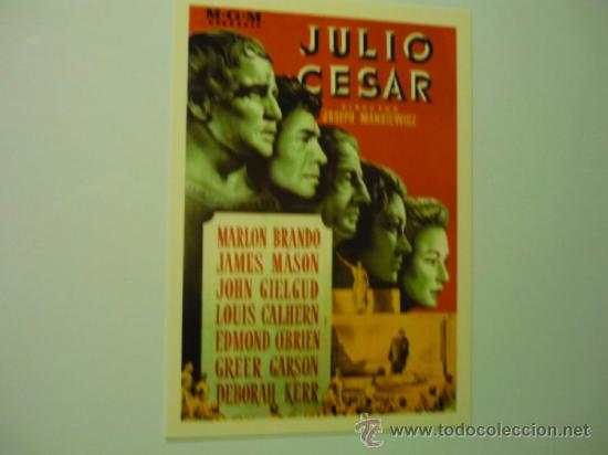 Cine: POSTAL JULIO CESAR- MARLON BRANDO
