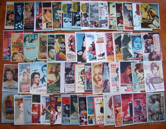 Cine: 140 reproducciones fotogr&aacute;ficas de carteles de pel&iacute;culas con SARA MONTIEL.