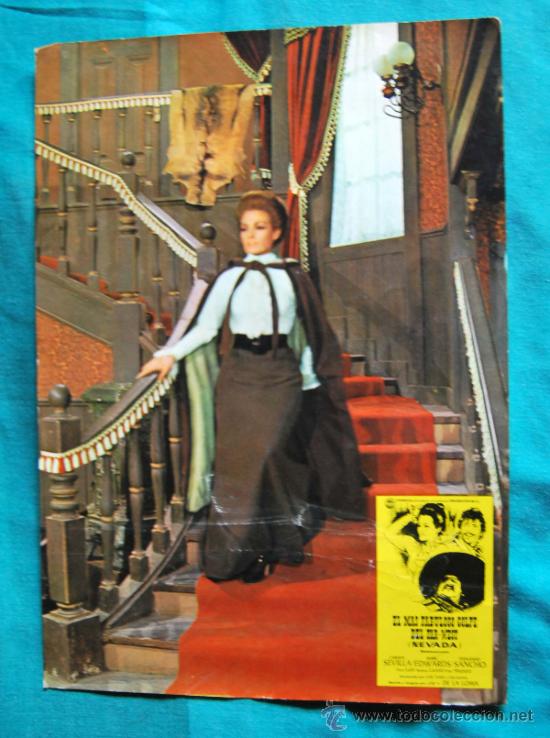 Cine: FOTOGRAMA DE CARTELERA - 33 X 23 cm - CARMEN SEVILLA - EL MAS FABULOSO GOLPE DEL FAR-WEST (NEVADA)