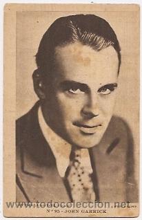 Cine: Postal antigua de John Garrick