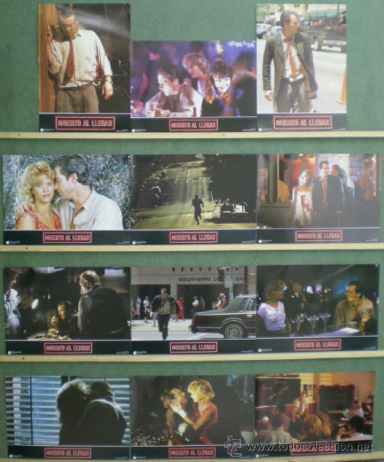 Cinema: RQ37 MUERTO AL LLEGAR DENNIS QUAID MEG RYAN SET COMPLETO 12 FOTOCROMOS ORIGINAL ESTRENO