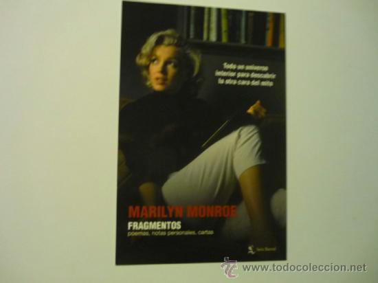 Cine: postal marilyn monroe -publicidad seix y barral