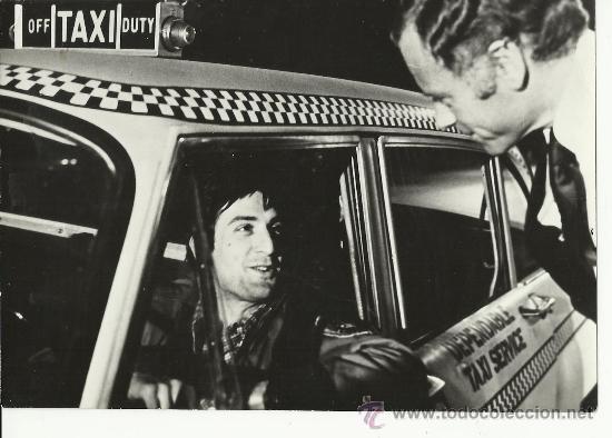 Cine: Foto de Robert de Niro en Ta xi Driver   18x12 cms