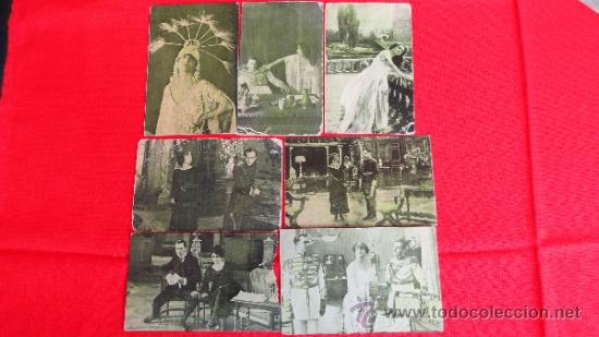 Cine: CARNAVALESCA, PROTAGONISTAS, SERIE 7, 18 TARJETAS POSTALES CINE MUDO COMPLETA