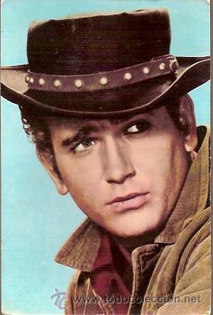 Cine: POSTAL A COLOR 10 T MICHAEL LANDON PROTAGONISTA DEL SERIAL T V BONANZA DE N B C EDICIONES ESTE