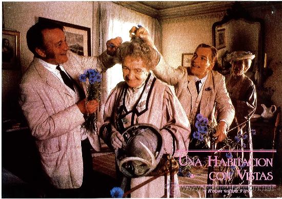 Cine: Juego de 11 fotocromos pelicula Una habitaci&oacute;n con vistas James Ivory Julian Sands Daniel Day Lewis