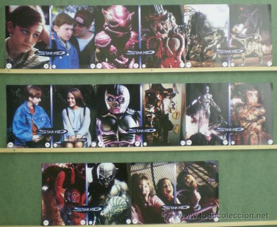 Cinema: RZ74 STAR KID ALEX DANIELS CIENCIA FICCION SET COMPLETO 8 FOTOCROMOS ORIGINALES ESTRENO