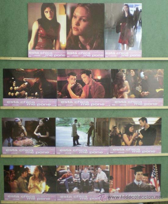 Cinema: RZ80 ESTA CHICA ME PONE FREDDIE PRINZE JR JULIA STILES SET COMPLETO 12 FOTOCROMOS ORIGINAL ESTRENO