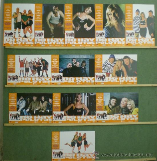 Cinema: RZ90 NO HAY PELOTAS GARY OLSEN SAMANTHA JANUS RUGBY SET COMPLETO 12 FOTOCROMOS ORIGINAL ESTRENO