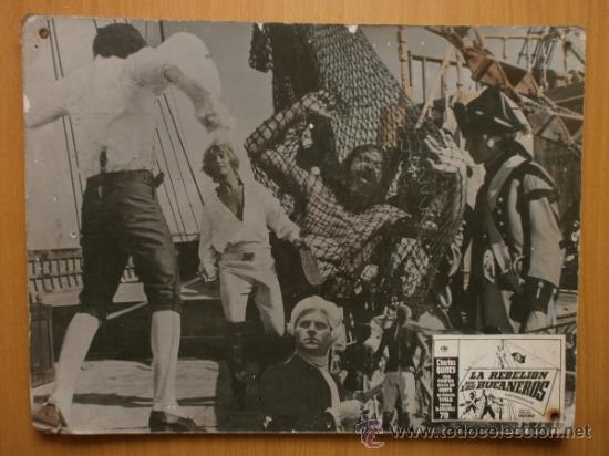 Cine: FOTOCROMO CARTON. LA REBELION DE LOS BUCANEROS. CHARLES QUINEY,STAN COOPER,MARIA PIA CONTE.