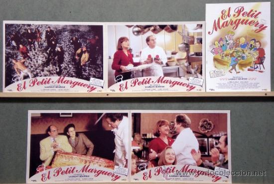 Cinema: TH24 EL PETIT MARGUERY MICHEL AUMONT PIERRE LOUP SET 4 FOTOCROMOS GUIA ORIGINAL ESTRENO