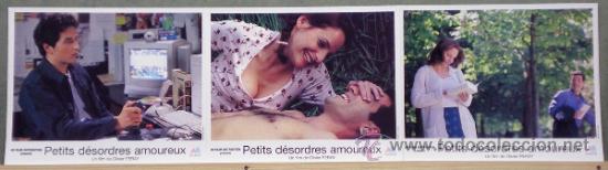 Kino: TH42 SIN DESEO APARENTE OLIVIER PERAY SET 3 FOTOCROMOS ORIGINAL FRANCES