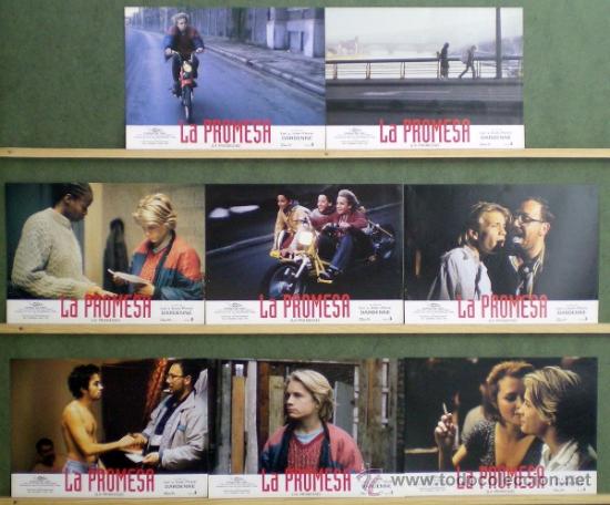 Cinema: TH63 LA PROMESA LUC JEAN PIERRE DARDENNE SET 8 FOTOCROMOS ORIGINAL ESTRENO