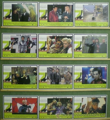 Cinema: TL62 ZOOLANDER BEN STILLER OWEN WILSON SET COMPLETO 12 FOTOCROMOS ORIGINAL ESTRENO