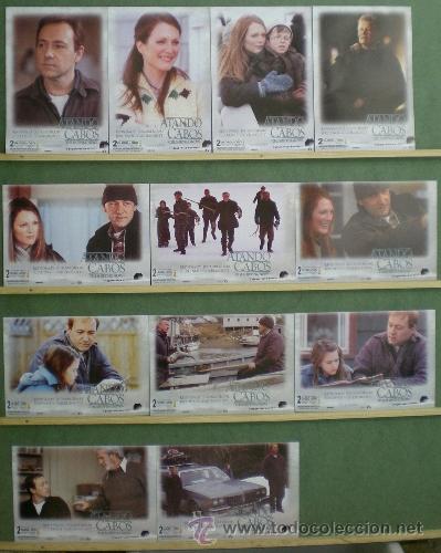 Kino: TL64 ATANDO CABOS CATE BLANCHETT JULIANNE MOORE KEVIN SPACEY SET 12 FOTOCROMOS ORIGINAL ESTRENO