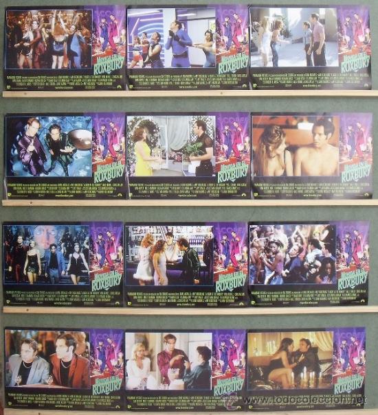 Kino: TL71 MOVIDA EN EL ROXBURY WILL FERRELL LONI ANDERSON SET COMPLETO DE 12 FOTOCROMOS ORIGINAL ESTRENO